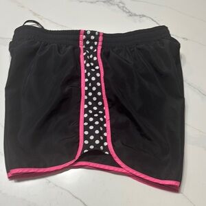Victoria's Secret Black and Pink Athletic Shorts